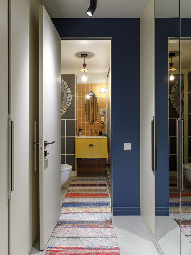 Фотография: Прихожая в стиле Скандинавский, Современный, Эклектика, Квартира, Проект дня, Монолитный дом, 4 и больше, Более 90 метров, Уфа, Лилия Асфандиярова, Винтажный – фото на INMYROOM