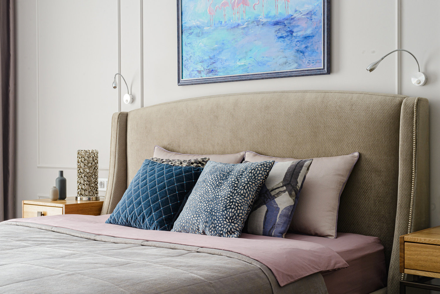 Фотография: Спальня в стиле Современный, Классический, Квартира, Проект недели, Новосибирск, 4 и больше, 60-90 метров, Art Twins Design, Тая Акулова, Глеб Скотников – фото на INMYROOM Фотография: Спальня в стиле Современный, Классический, Квартира, Проект недели, Новосибирск, 4 и больше, 60-90 метров, Art Twins Design, Тая Акулова, Глеб Скотников – фото на INMYROOM