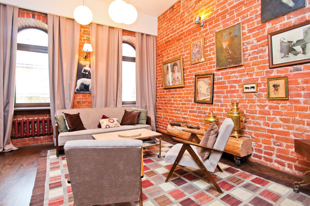 Фотография: Гостиная в стиле Лофт, Декор интерьера, Дом, Дома и квартиры, Стена – фото на INMYROOM