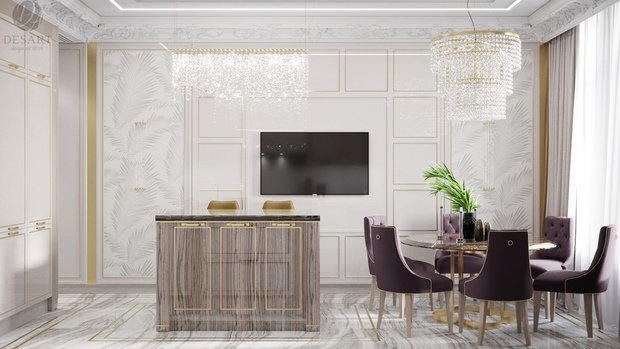 Фото из портфолио ЖК "Карамель". Кухня – фотографии дизайна интерьеров на INMYROOM