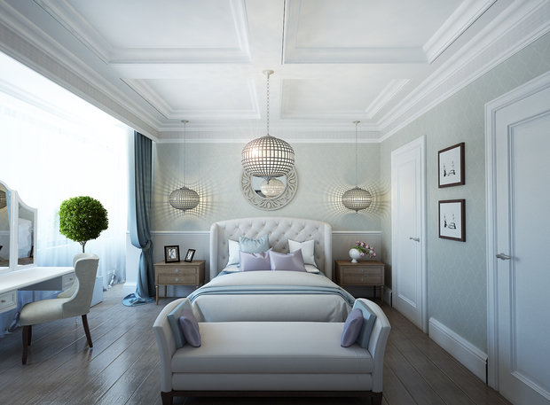 Фото из портфолио Лиловые мечты – фотографии дизайна интерьеров на INMYROOM