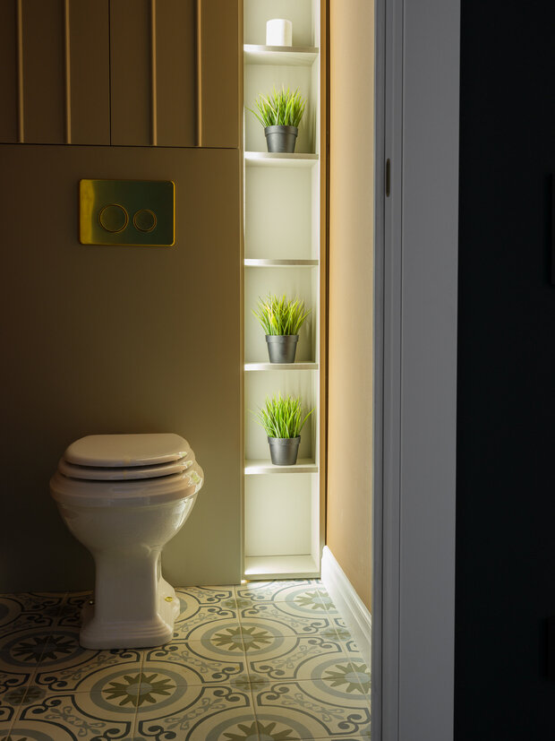 Фотография: Ванная в стиле Современный, Квартира, Проект дня, Сталинка, Кирпичный дом, 4 и больше, 60-90 метров, Санкт-Петербруг – фото на INMYROOM