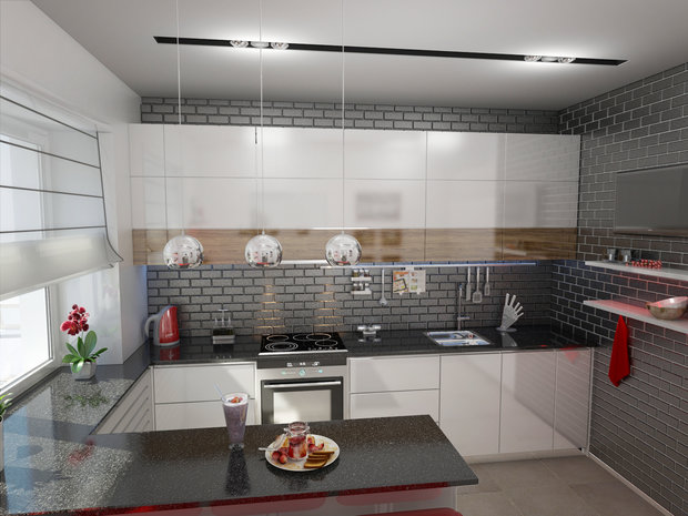 Фотография: Кухня и столовая в стиле Современный, Хай-тек – фото на INMYROOM