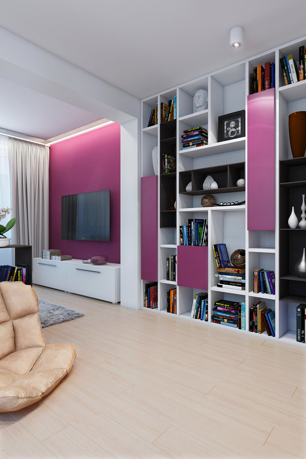 Фото из портфолио Двухкомнатная квартира в г.Железнодорожный – фотографии дизайна интерьеров на INMYROOM