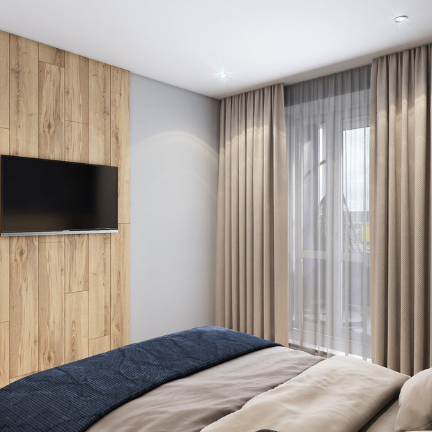 Фото из портфолио Квартира 61,4 м2 (2020) – фотографии дизайна интерьеров на INMYROOM