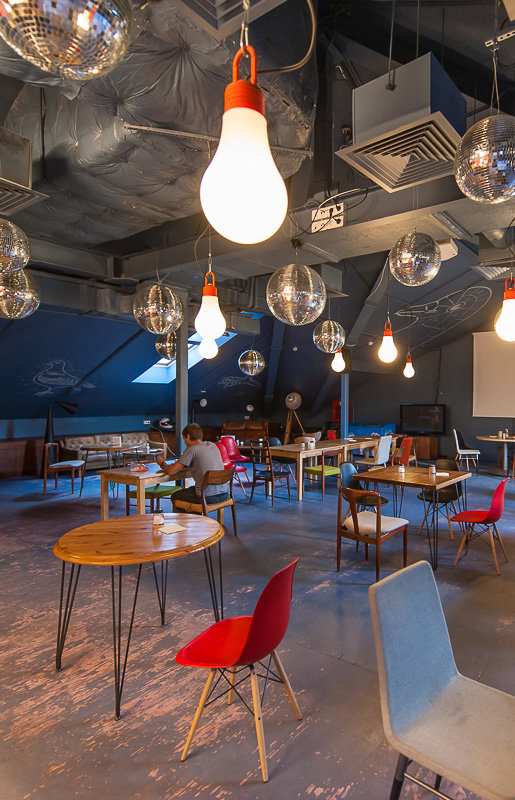 Фотография:  в стиле Лофт, Современный, Эклектика, Офисное пространство, Офис, Дома и квартиры – фото на INMYROOM