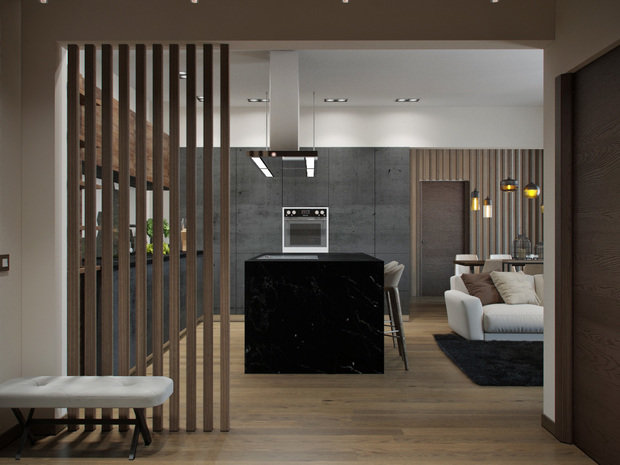 Фото из портфолио Квартира пр.Мира – фотографии дизайна интерьеров на INMYROOM