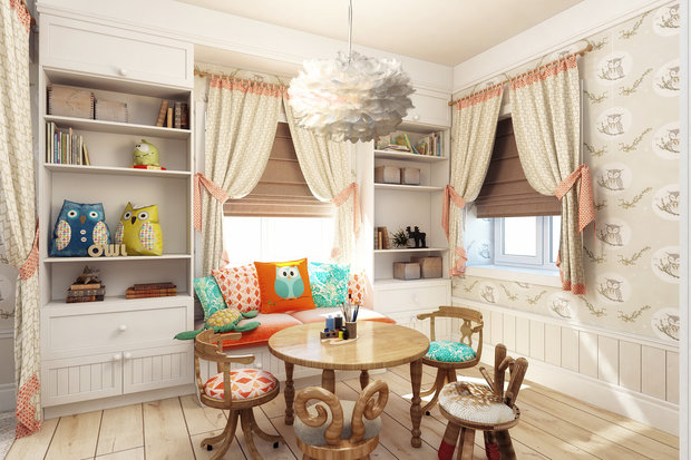 Фото из портфолио Коттедж «Прогулка» в классическом американском стиле с элементами лофта и востока – фотографии дизайна интерьеров на INMYROOM