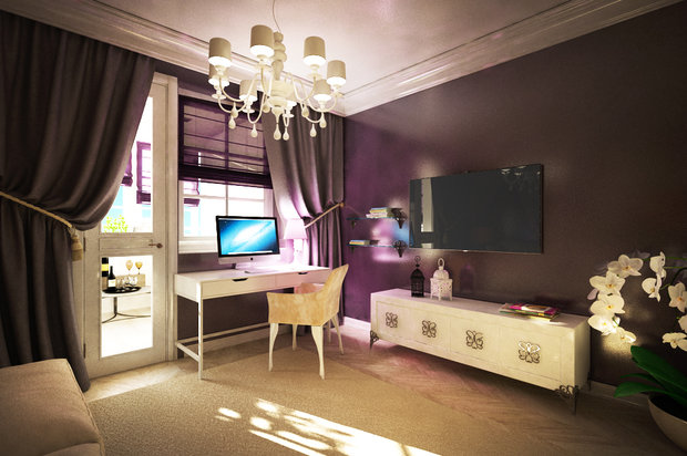 Фото из портфолио Квартира для молодой пары – фотографии дизайна интерьеров на INMYROOM