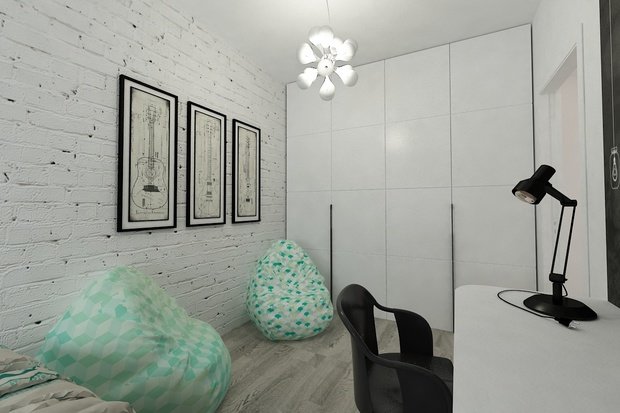Фото из портфолио Квартира на ул.Трофимова – фотографии дизайна интерьеров на INMYROOM