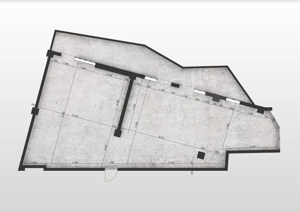 Обмерный план