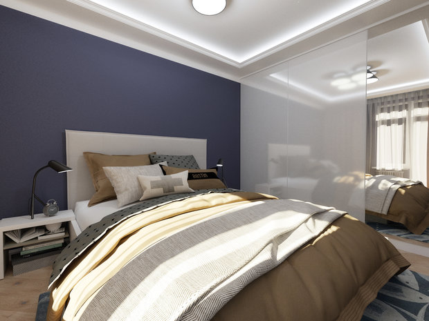 Фото из портфолио Дизайн спальни Опалиха О2 – фотографии дизайна интерьеров на INMYROOM