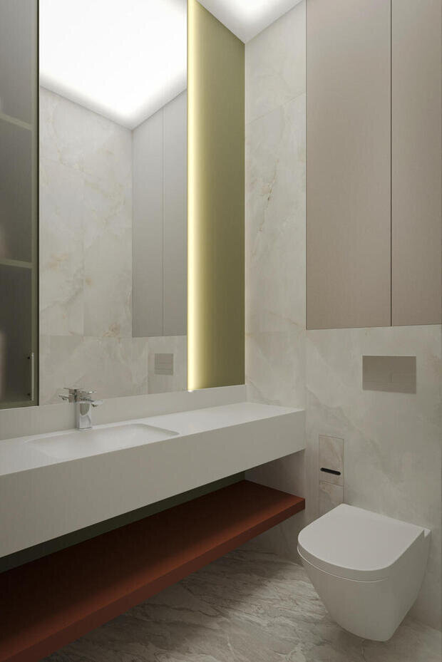 Фото из портфолио Дизайн-проект квартиры в ЖК «17/33 Петровский остров» в стиле современной и французской классики – фотографии дизайна интерьеров на INMYROOM