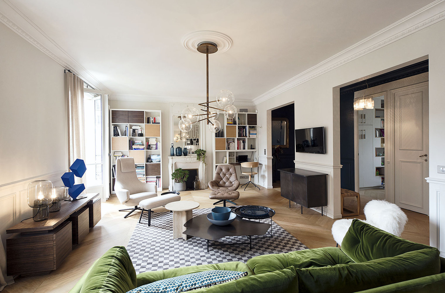 Фотография: Гостиная в стиле Скандинавский, Париж, Гид – фото на INMYROOM