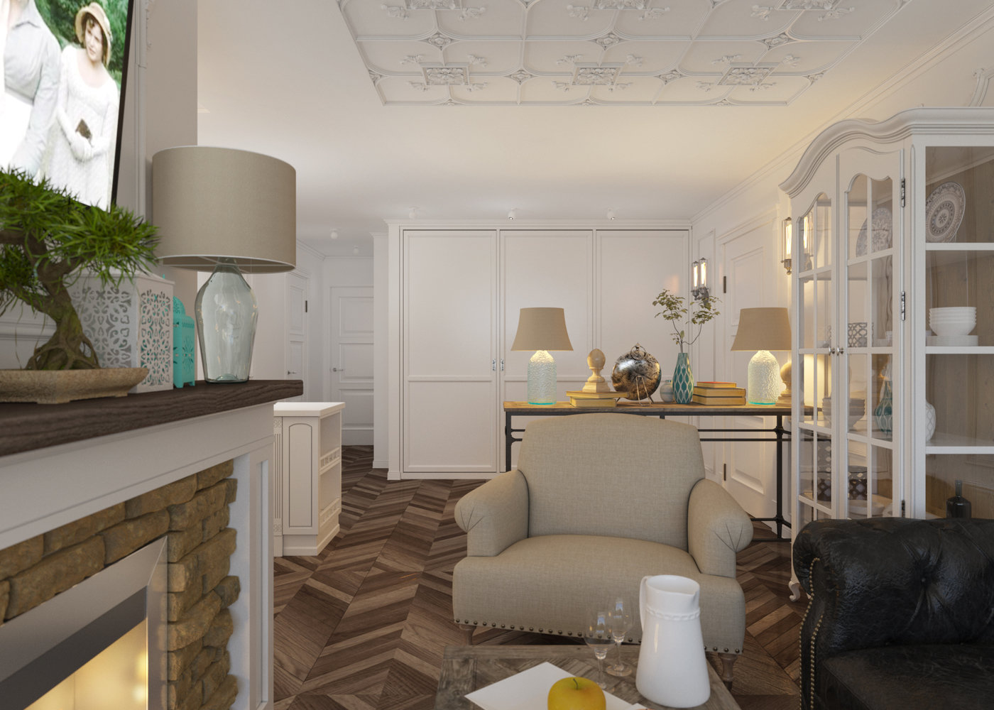 Фото из портфолио Винтажная классика. – фотографии дизайна интерьеров на INMYROOM Фото из портфолио Винтажная классика. – фотографии дизайна интерьеров на INMYROOM