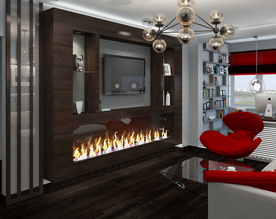 Фотография: Гостиная в стиле Современный, Хай-тек, Балкон, Кабинет, Скандинавский, Эклектика, Малогабаритная квартира, Квартира, Россия, Планировки, Мебель и свет, Советы, Белый, Минимализм, Перепланировка, Москва, Красный, Илья Хомяков, Бежевый, Желтый, Серый, Коричневый, Эко, Подмосковье, Филипп Шутов, Екатерина Шутова, Екатерина Доброва, Евгения Апалькова, Светлана Хомякова – фото на INMYROOM