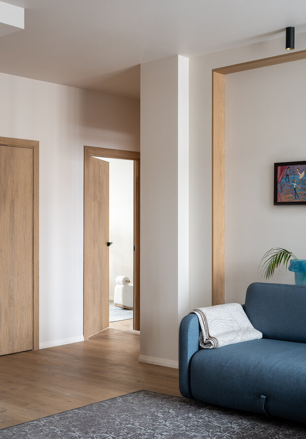 Фотография: Гостиная в стиле Современный, Эко, Квартира, Проект недели, Минск, 3 комнаты, 60-90 метров, Елена Ерашевич – фото на INMYROOM