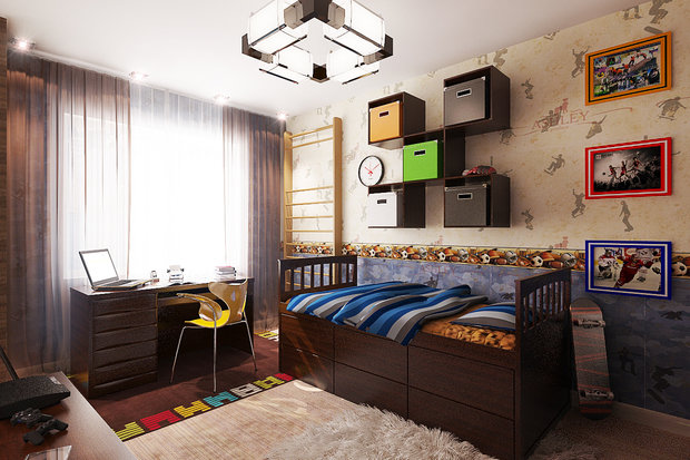 Фото из портфолио Дизайн спальни и детской – фотографии дизайна интерьеров на INMYROOM