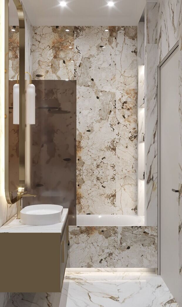 Фото из портфолио Дизайн квартиры 42 м² в неоклассике – фотографии дизайна интерьеров на INMYROOM