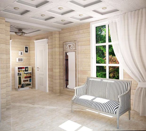 Фото из портфолио Загородный дом в КП "Зимний сад" – фотографии дизайна интерьеров на INMYROOM