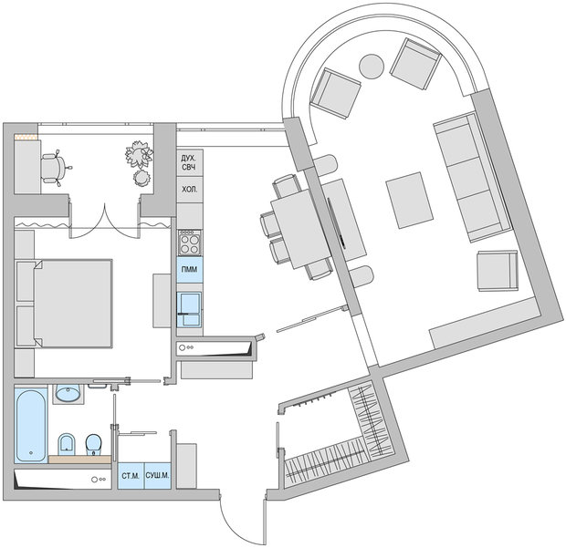 Фото из портфолио Holy Cow! – фотографии дизайна интерьеров на INMYROOM