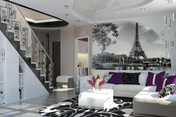 Фото из портфолио Гламурный ар-деко – фотографии дизайна интерьеров на INMYROOM
