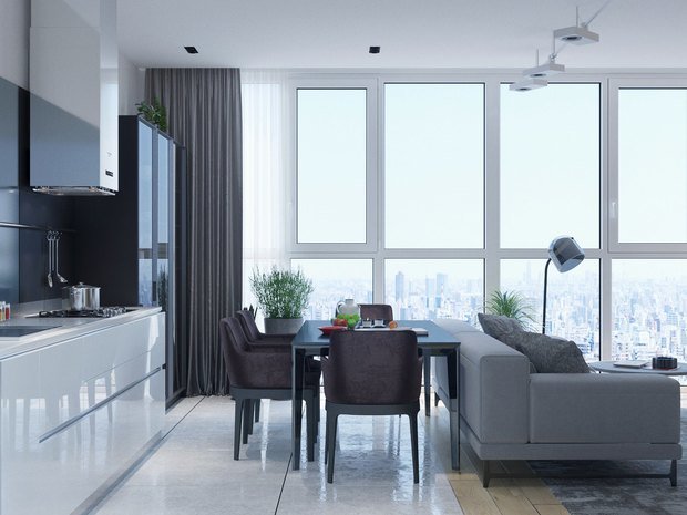 Фото из портфолио Апартаменты ЖК TriBeCa – фотографии дизайна интерьеров на INMYROOM