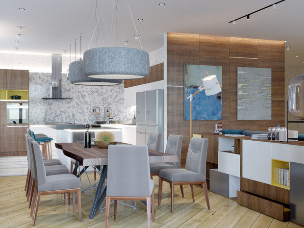 Фото из портфолио Дом в Лапино 1-ый, 2-ой этаж, Москва – фотографии дизайна интерьеров на INMYROOM