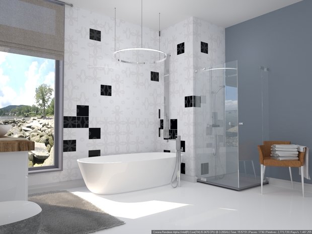 Фото из портфолио Белая ванная – фотографии дизайна интерьеров на INMYROOM