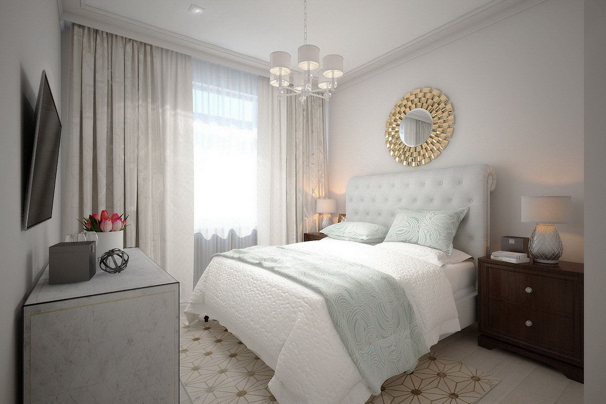 Фотография: Спальня в стиле Прованс и Кантри, Современный, Квартира, Проект недели, Санкт-Петербург, новостройка, Светлана Иванова, Кирпичный дом, Монолитный дом, 2 комнаты, 60-90 метров – фото на INMYROOM Фотография: Спальня в стиле Прованс и Кантри, Современный, Квартира, Проект недели, Санкт-Петербург, новостройка, Светлана Иванова, Кирпичный дом, Монолитный дом, 2 комнаты, 60-90 метров – фото на INMYROOM