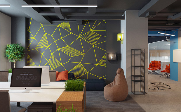 Фото из портфолио Офис для IT-компании – фотографии дизайна интерьеров на INMYROOM