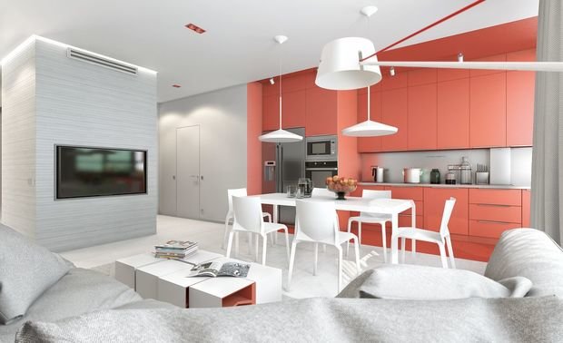 Фото из портфолио Воздух и цвет – фотографии дизайна интерьеров на INMYROOM