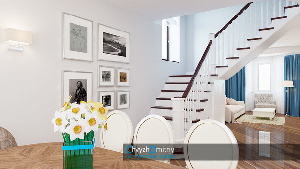 Фото из портфолио Американская классика – фотографии дизайна интерьеров на INMYROOM