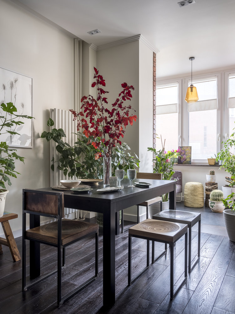 Фотография: Кухня и столовая в стиле Эко, Прованс и Кантри, Эклектика, Квартира, Проект дня, Московская область, Татьяна Безверхая, 2 комнаты, 60-90 метров, Монолитно-кирпичный, TB Design – фото на INMYROOM Фотография: Кухня и столовая в стиле Эко, Прованс и Кантри, Эклектика, Квартира, Проект дня, Московская область, Татьяна Безверхая, 2 комнаты, 60-90 метров, Монолитно-кирпичный, TB Design – фото на INMYROOM