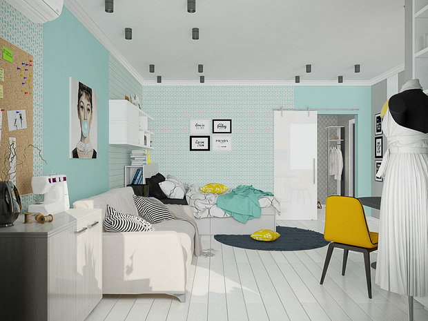 Фото из портфолио Квартира студия – фотографии дизайна интерьеров на INMYROOM
