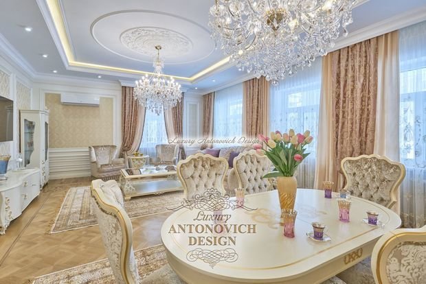 Фото из портфолио Элитный дизайн коттеджа в классическом стиле – фотографии дизайна интерьеров на INMYROOM