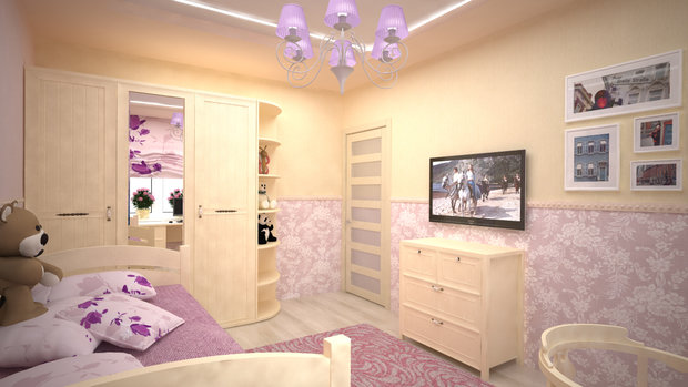 Фото из портфолио Трехкомнатная квартира по ул Осенний бульвар – фотографии дизайна интерьеров на INMYROOM