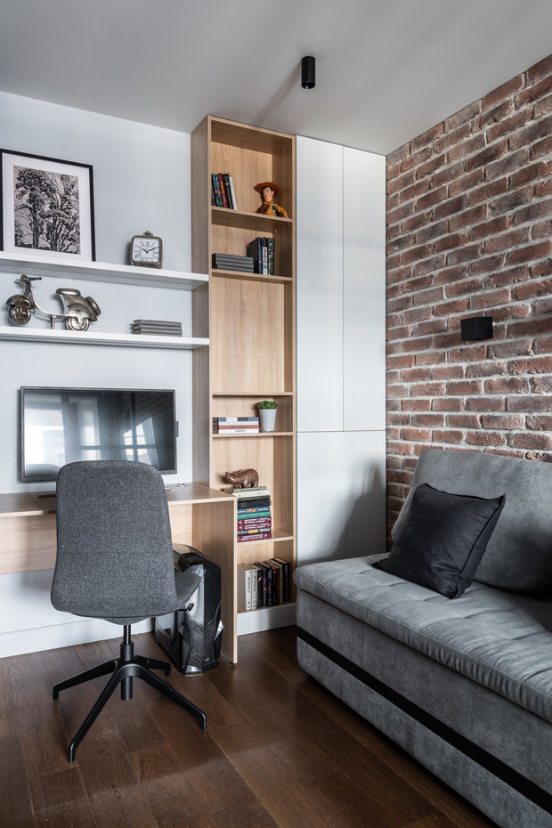 Фотография: Детская в стиле Лофт, Современный, Квартира, Проект недели, Москва, 3 комнаты, 60-90 метров, Вера Шеверденок – фото на INMYROOM