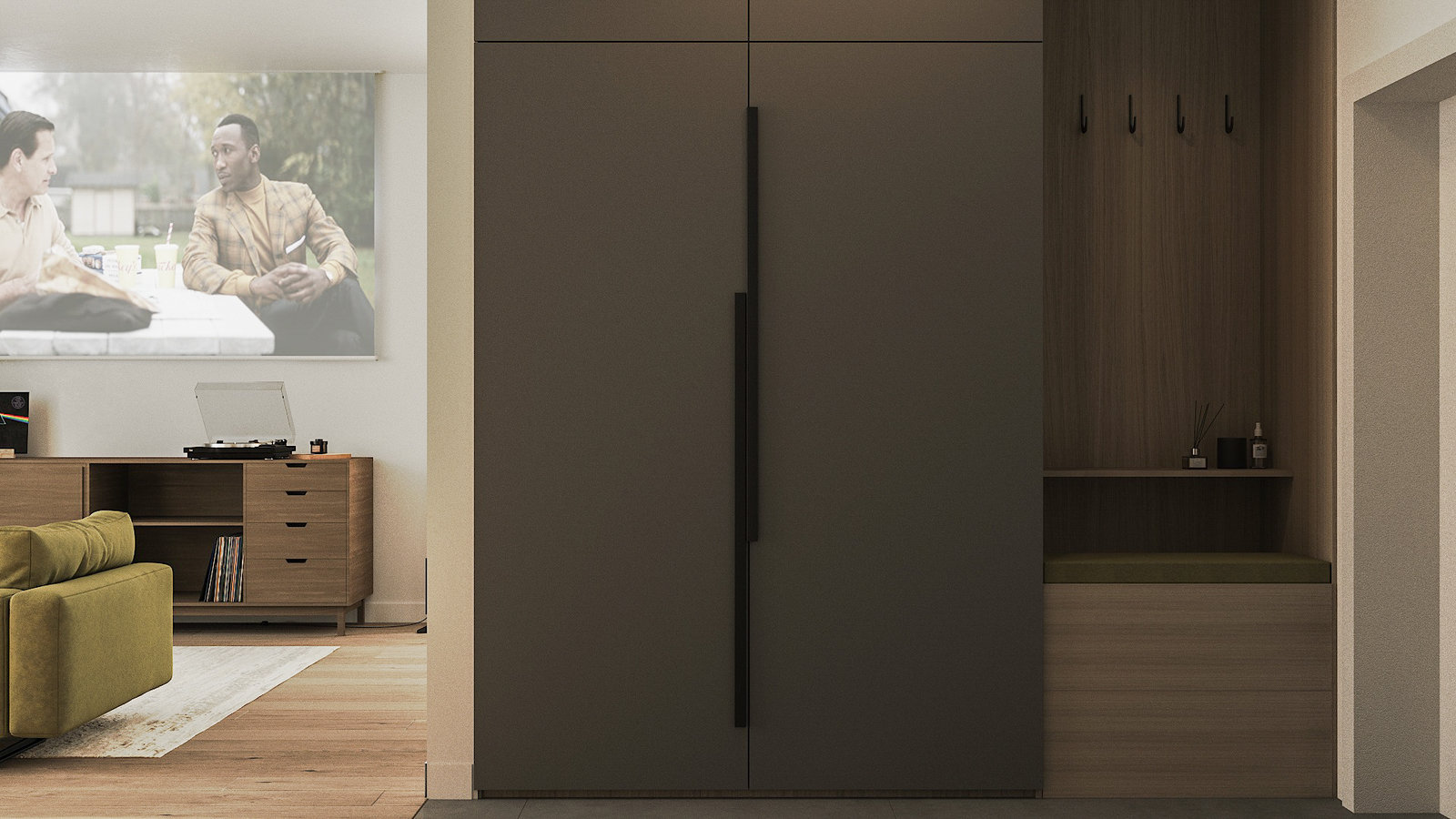 Из-за высоких потолков вся мебель будет сделана на заказ. Из-за высоких потолков вся мебель будет сделана на заказ.