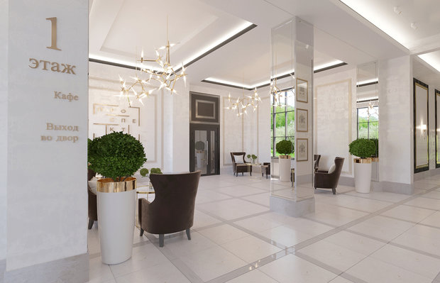 Фото из портфолио ЖК Проспект Мира - Дизайн мест общественного пользования – фотографии дизайна интерьеров на INMYROOM