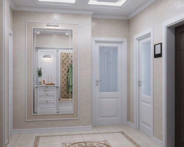 Фото из портфолио Кухня в белом + прихожая – фотографии дизайна интерьеров на INMYROOM