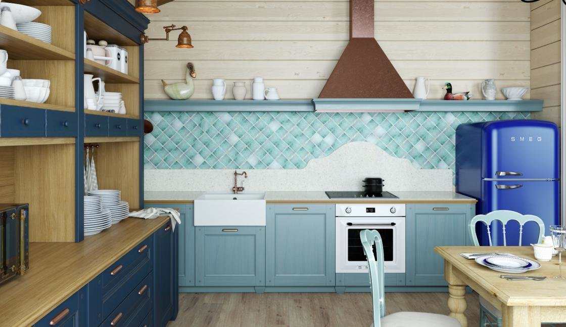 Фотография: Кухня и столовая в стиле Прованс и Кантри, Дом, Проект недели, Челябинск, 3 комнаты, Более 90 метров, Марина Кутепова – фото на INMYROOM