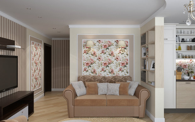 Фото из портфолио Спокойная классика для пожилой пары – фотографии дизайна интерьеров на INMYROOM