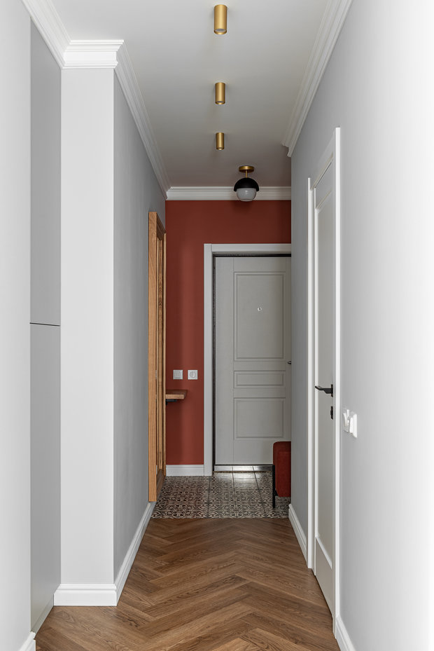 Фотография: Прихожая в стиле Скандинавский, Современный, Квартира, Студия, Проект недели, Пенза, 40-60 метров, Юлия Власова – фото на INMYROOM