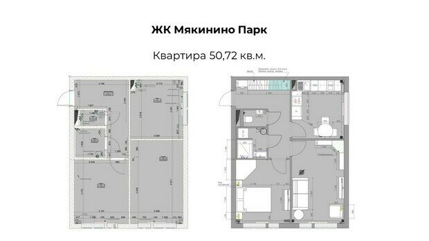 Фото из портфолио Мякинино парк – фотографии дизайна интерьеров на INMYROOM