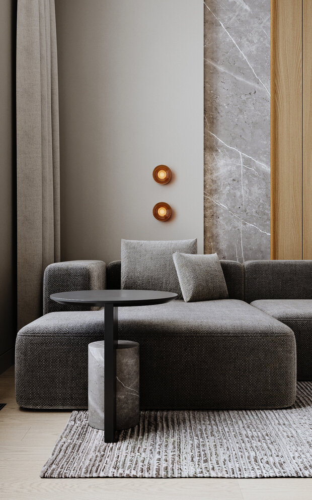 Фото из портфолио Визуализация кухни-гостиной – фотографии дизайна интерьеров на INMYROOM