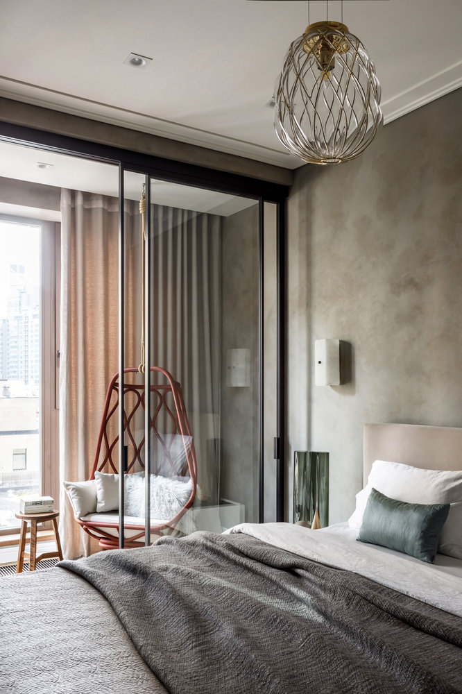 Фотография: Спальня в стиле Современный, Квартира, Проект дня, Москва, Айя Лисова, 4 и больше, Более 90 метров, Aiya Design – фото на INMYROOM Фотография: Спальня в стиле Современный, Квартира, Проект дня, Москва, Айя Лисова, 4 и больше, Более 90 метров, Aiya Design – фото на INMYROOM