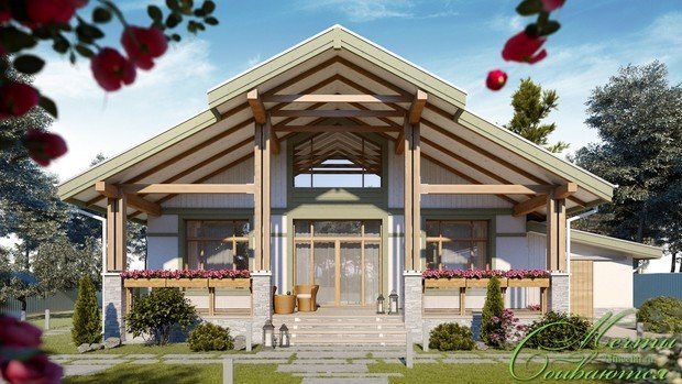 Фото из портфолио Шале по-уральски – фотографии дизайна интерьеров на INMYROOM