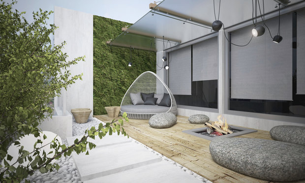 Фото из портфолио Дерево и цемент – фотографии дизайна интерьеров на INMYROOM