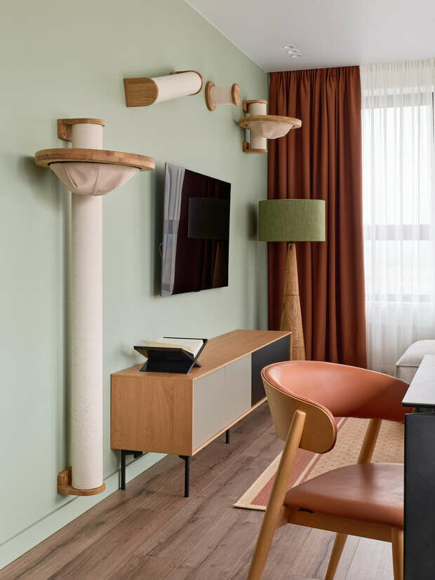 Фотография: Гостиная в стиле Современный, Квартира, Проект дня, Екатеринбург, 2 комнаты, 40-60 метров, Валентина Ивлева – фото на INMYROOM